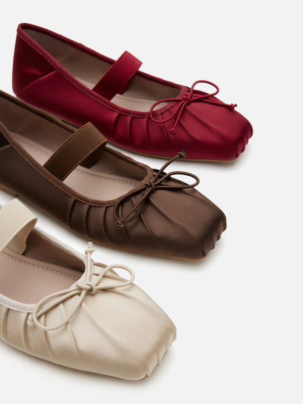 PAZZION, Brivelle Silk Mary Janes, None