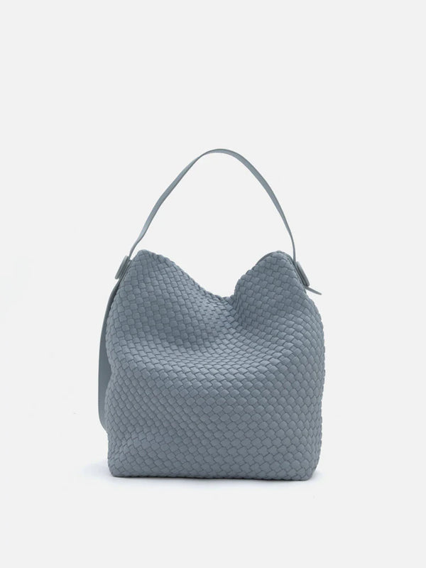 PAZZION, Cara Woven Bag, Grey
