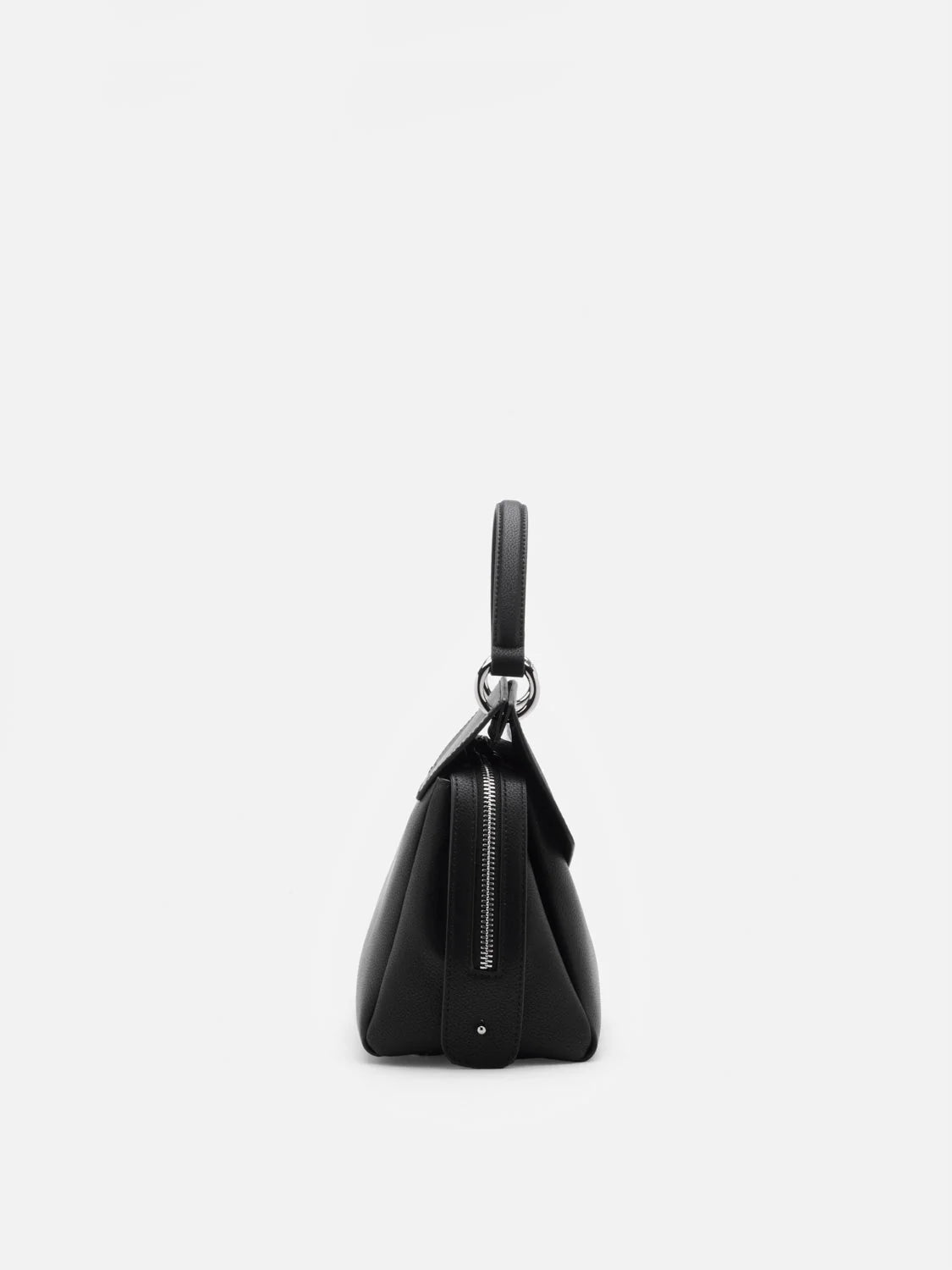 PAZZION, Diana Top Handle Bag, Black