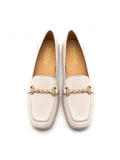 PAZZION, Lulu's lambskin loafers, Beige