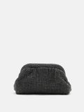 PAZZION, Lumina Diamante Embellished Clutch, Black