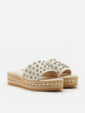 Poppy Studded Wedges