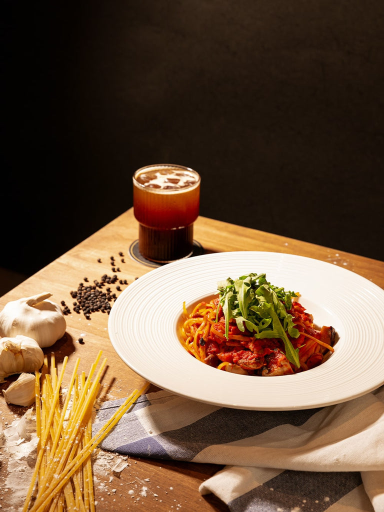 PAZZION Cafe - Mixed Mushroom Tomato Pasta