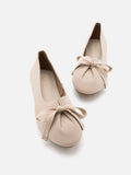 PAZZION, Adriana Tied Bow Moccasins, Pink