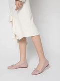 PAZZION, Alisa Square Toe Bow Flats, Pink