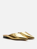 Allie Metallic Pointed Toe Mules