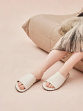 PAZZION, Amanda Mule Sandals, White