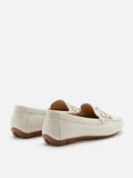 PAZZION, Aria Bow Knot Moccasins, Beige