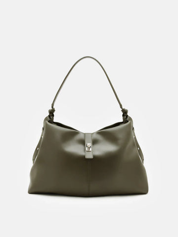 Athena Twist Lock Buckled Bag