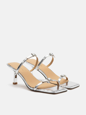 Augusta Buckled Strap Heel Sandals