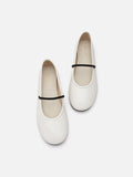 PAZZION, Ayla Round-Toe Mary Janes, Beige