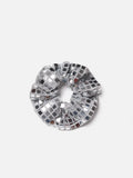 PAZZION, Beth Sequins Scrunchie, Silver