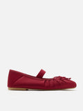 PAZZION, Brivelle Silk Mary Janes, Red