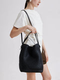 PAZZION, Cara Woven Bag, Black