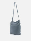 PAZZION, Cara Woven Bag, Grey