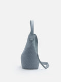 PAZZION, Cara Woven Bag, Grey