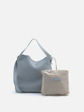 PAZZION, Cara Woven Bag, Grey