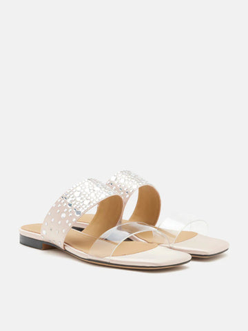 Carolina Crystal Embellished Slides