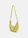 PAZZION, Chang Crescent Shoulder Bag, Yellow