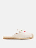 PAZZION, Cherry-ish You Slip On Mules, Beige