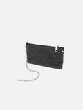 PAZZION, Coraline Diamante Crossbody Sling Bag, Black