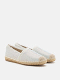 PAZZION, Cordelia Iridescent Espadrilles, Beige