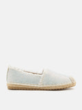 PAZZION, Cordelia Iridescent Espadrilles, Beige