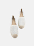 PAZZION, Cordelia Iridescent Espadrilles, Beige