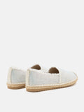 PAZZION, Cordelia Iridescent Espadrilles, Beige