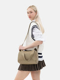 PAZZION, Cressida Boxy Duffel Bag, Khaki