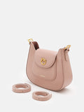 PAZZION, Arissa Shoulder/ Cross Body Bag, Pink