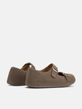 PAZZION, Dora Suede Mary Janes, Khaki