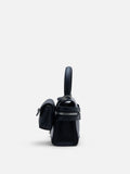 PAZZION, Elettra Compact Satchel, Black