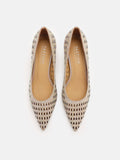 PAZZION, Evangeline Pointed High Heels, Champagne