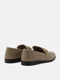 PAZZION, Everleigh Classic Loafers, Khaki