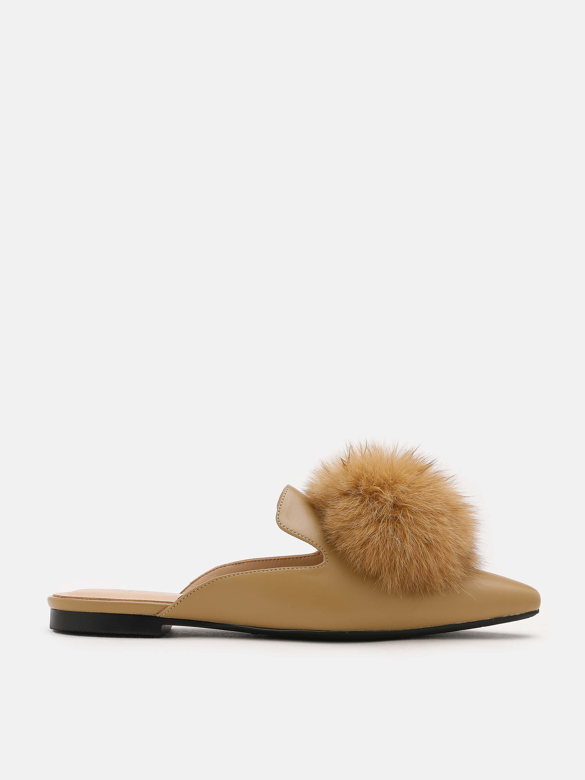 PAZZION, Felicia Loafer Mules, Brown