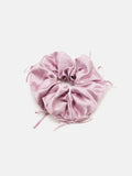 Fern Satin Bow Scrunchie