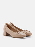 Fiona Bow Low Block Heels