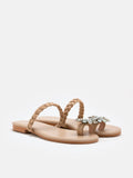 [SALE]Flora Embellished Braided Sandals