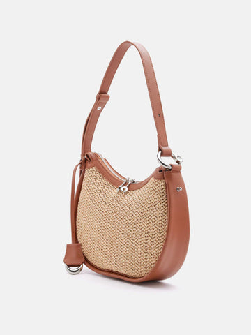 Fortuna Raffia Hobo Bag