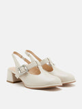 Freya T-Bar Mary Jane Slingback Heels