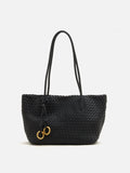 PAZZION, Galivyn Woven Tote, Black
