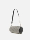 Gina Diamante Embellished Mini Duffle Handbag
