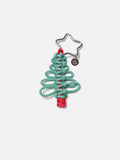 PAZZION, Holly Christmas Tree Keycharm, Red