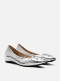 Iridelle Bow Leather Flats