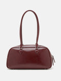 PAZZION, Joie Elongated Handle Shoulder Bag, Wine