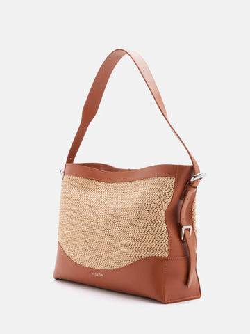 Josie Raffia Bucket Bag