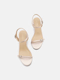 PAZZION, Juniper Crystal Embellished Wedges, Champagne