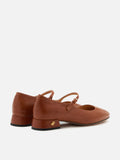 PAZZION, Juno Low Heel Mary Janes, Brown