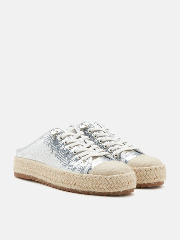 Kamryn Sequin Espadrille Mule Sneakers